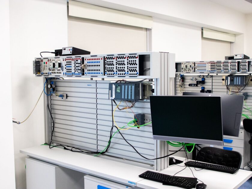 Server racks in an industrial control room representing OT backup and recovery infrastructure